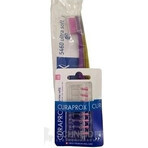 CURAPROX CPS 08 prime refill pink + CS 5460 1×1 set, brosses interdentaires sans support 8 pcs + brosse à dents 1 pcs