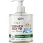 Wooden Spoon Baby Shower Gel/Shampoo 2in1 fără parfum 300ml 1×300ml, gel de duș pentru copii