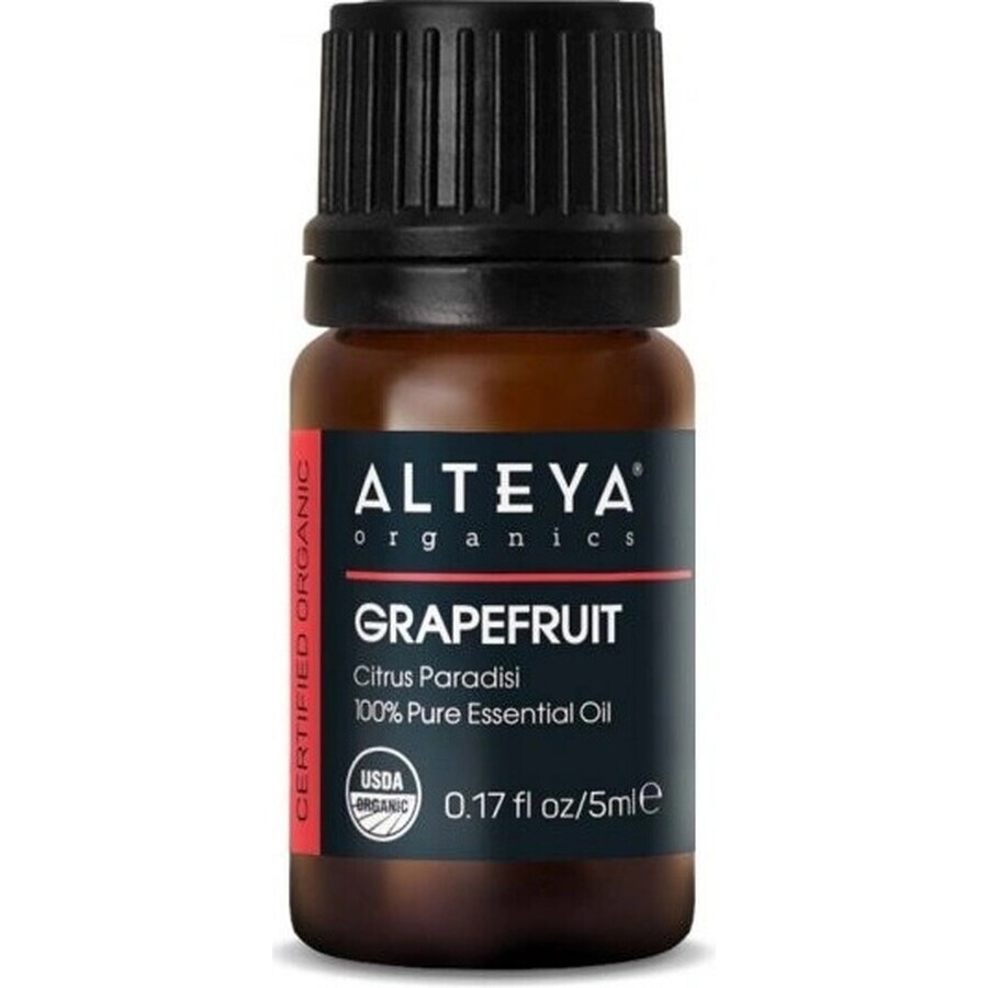 Alteya Organics Olio di pompelmo 1×10 ml, olio essenziale