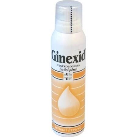 GINEXID espuma limpiadora ginecológica 1×150 ml, higiene vaginal