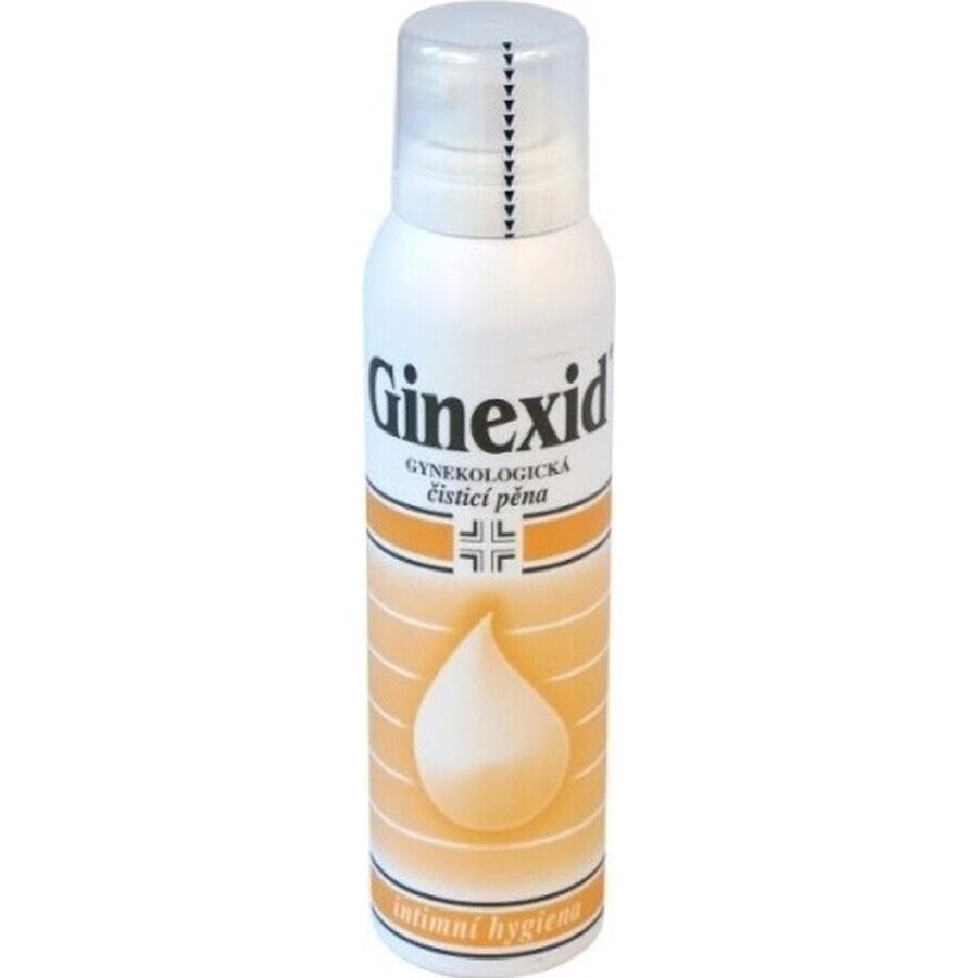 GINEXID espuma limpiadora ginecológica 1×150 ml, higiene vaginal