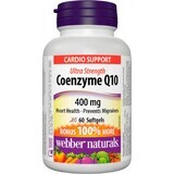 WEBBER NATURALS Coenzima Q10 400 mg EXTRA STRONG 1×60 cps, integratore alimentare