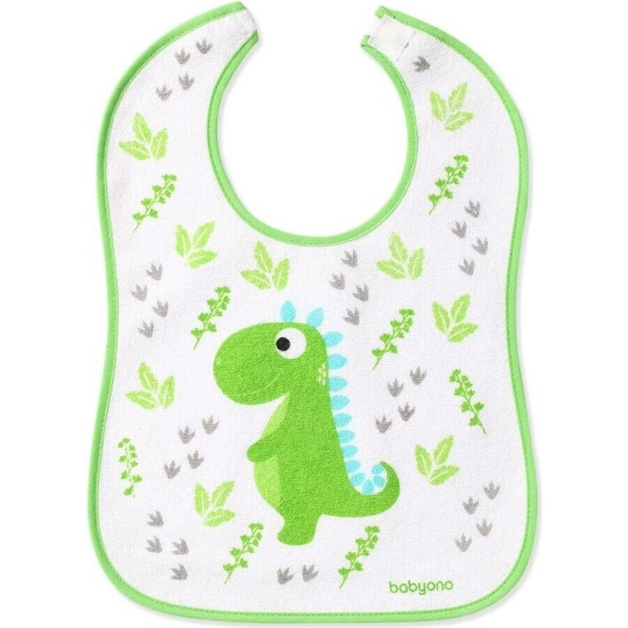 BABYONO Frottee-Lätzchen, klein, wasserdicht Avocado 3m+ 1×1 St.