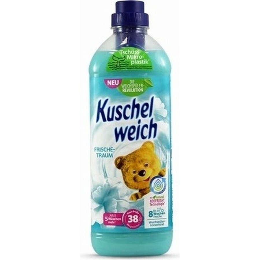 Kuschelweich Weichspüler - Fresh Dream (türkis), 38 Wäschen 1×1 l, Weichspüler