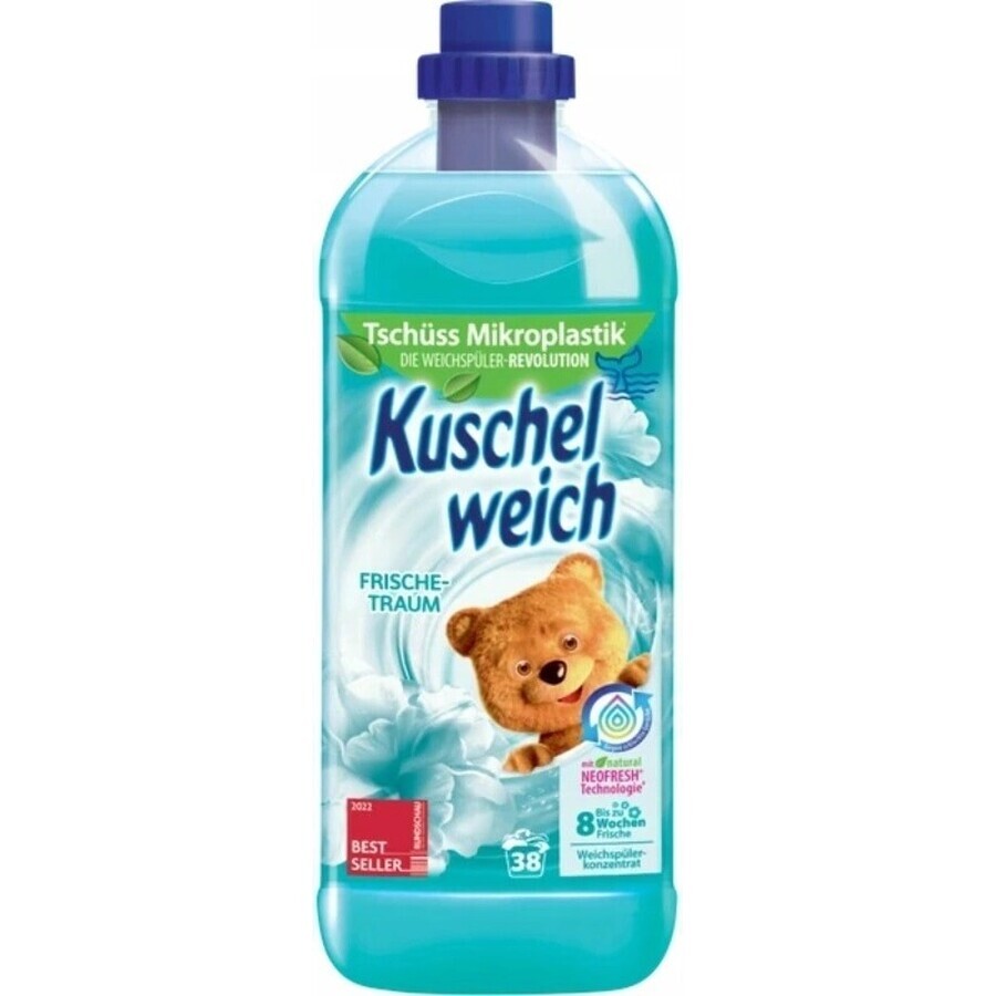 Kuschelweich Weichspüler - Fresh Dream (türkis), 38 Wäschen 1×1 l, Weichspüler