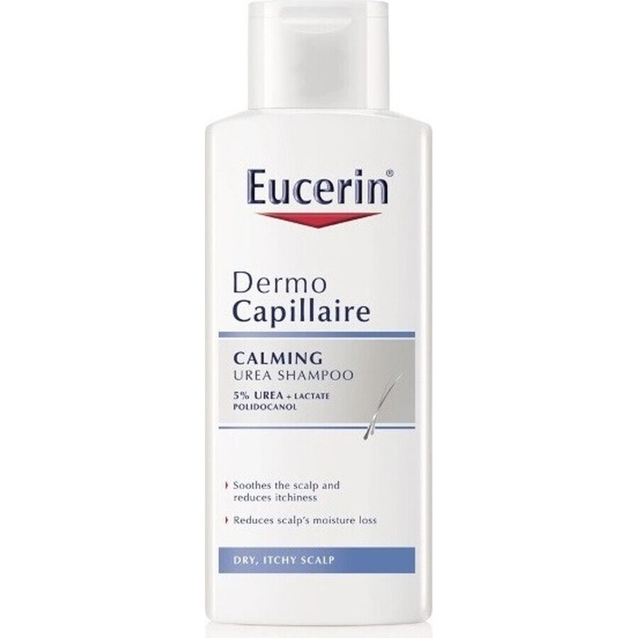 Eucerin DermoCapillaire 5% Urea Shampooing 1×250 ml pour peau sèche