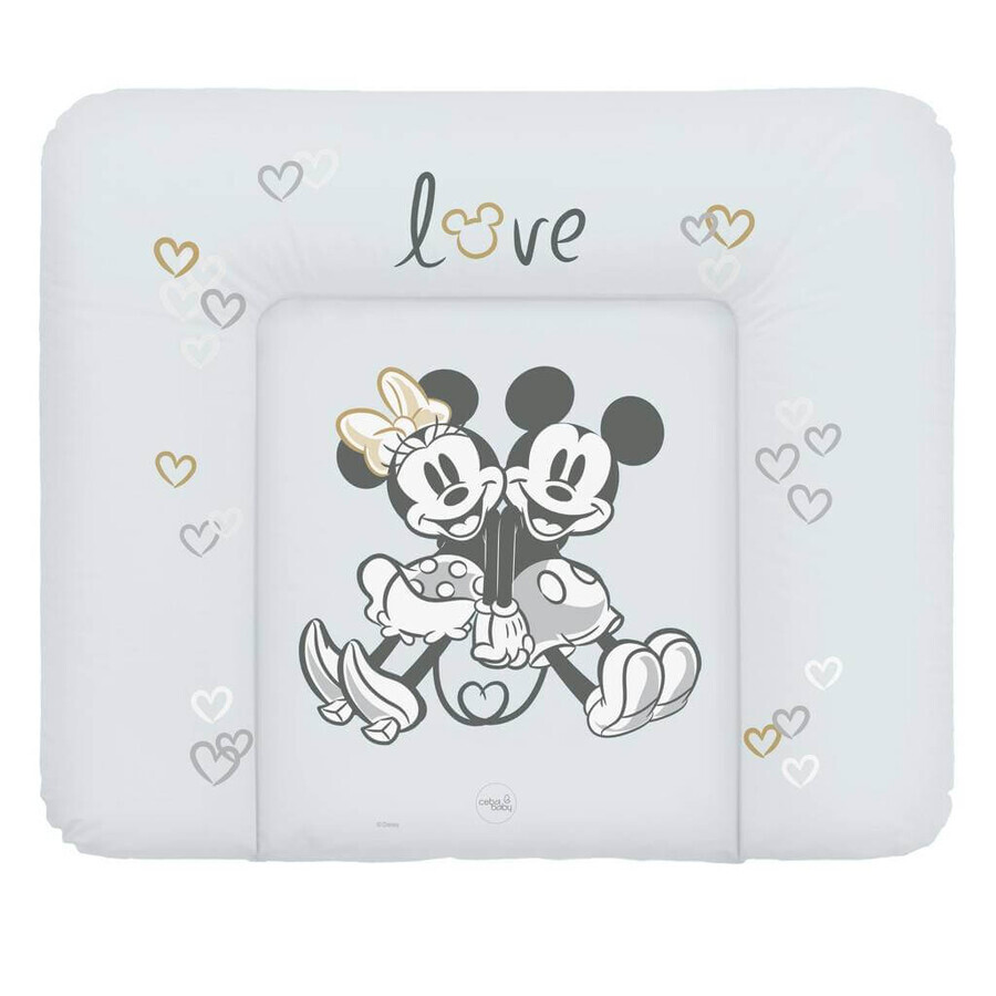 CEBA Disney Minnie & Mickey Tappetino di ricambio morbido per cassettiera (85x72) Disney Minnie & Mickey Grigio 1×1 pz.