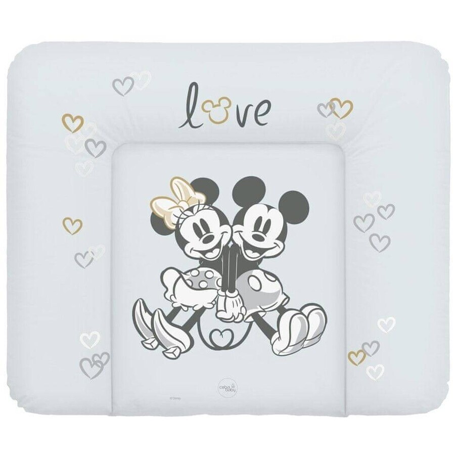 CEBA Disney Minnie & Mickey Tappetino di ricambio morbido per cassettiera (85x72) Disney Minnie & Mickey Grigio 1×1 pz.