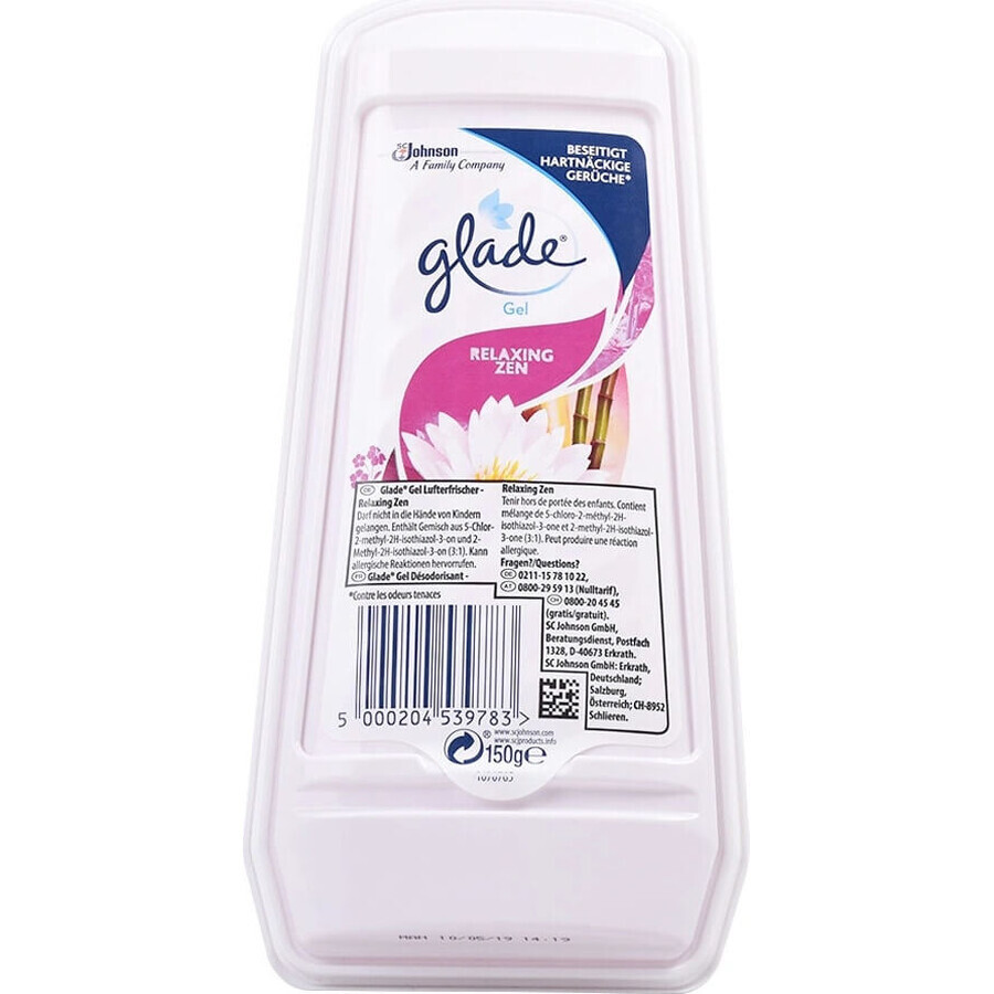 Glade Relaxing Zen Gel Relaxing Zen confezione da 2×150 g, deodorante per ambienti