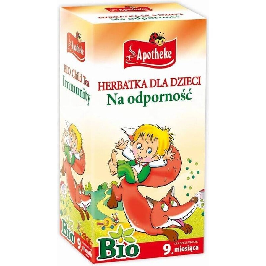 APOTHEKE TÈ ALLE ERBE PER BAMBINI 20×1,5 g (30 g), tè per bambini