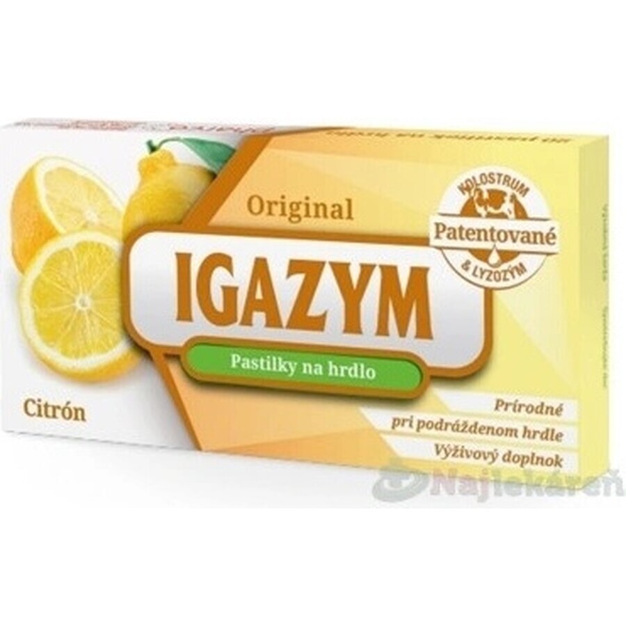 IGAZYM 1×20 pezzi, pastiglie al limone