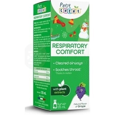 Petit Respiratory comfort syrup for children 125 ml 1×125 ml 1×125 ml, Sirup zur Unterstützung der Atmung und zur Beruhigung des Rachens