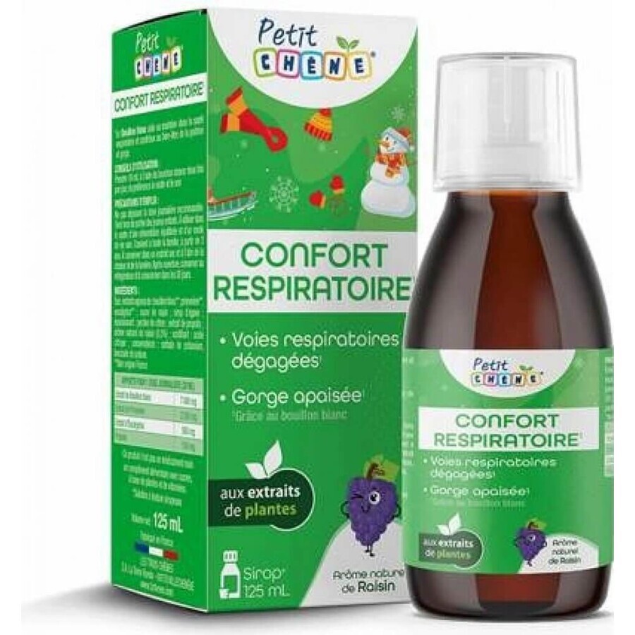 Petit Respiratory comfort syrup for children 125 ml 1×125 ml 1×125 ml, Sirup zur Unterstützung der Atmung und zur Beruhigung des Rachens