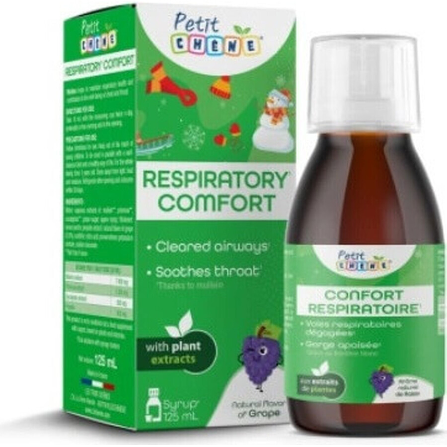 Petit Respiratory comfort syrup for children 125 ml 1×125 ml 1×125 ml, Sirup zur Unterstützung der Atmung und zur Beruhigung des Rachens