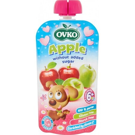 OVKO Baby Food Mela 1×120 g, capsula di frutta