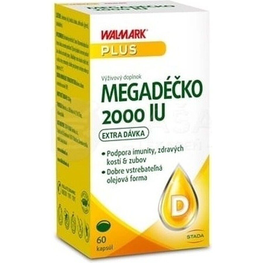 WALMARK Megadose 2000 IE 1×60 cps, vitamine D