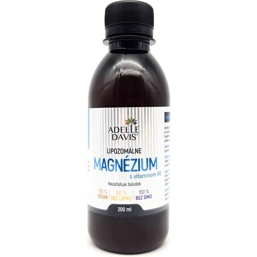 Adelle Davis liposomal magnesium with vitamin B6 1×200 ml, magnesium