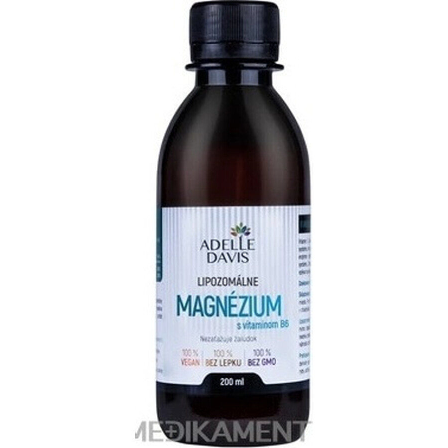 Adelle Davis liposomal magnesium with vitamin B6 1×200 ml, magnesium