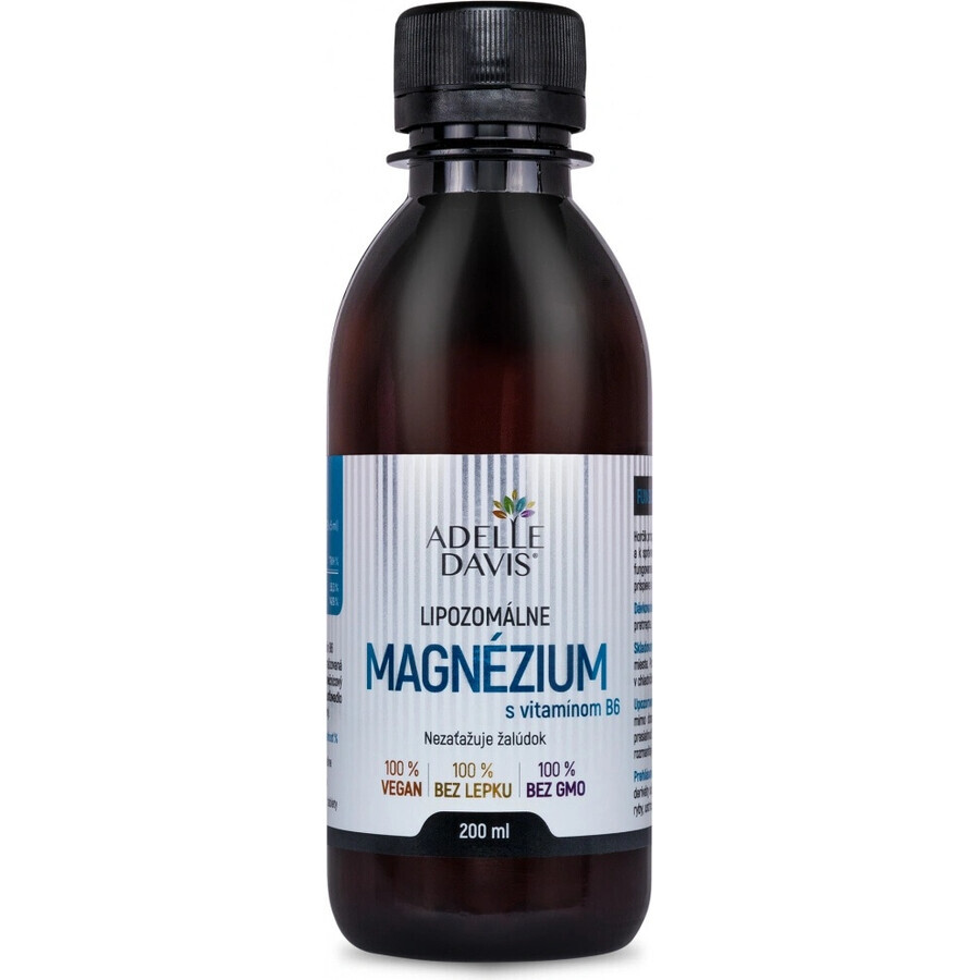 Adelle Davis liposomal magnesium with vitamin B6 1×200 ml, magnesium