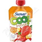 Sunar COOL Fruit Banana, fragole, mele 1×120 g, Banana, fragole, mele, 12m+