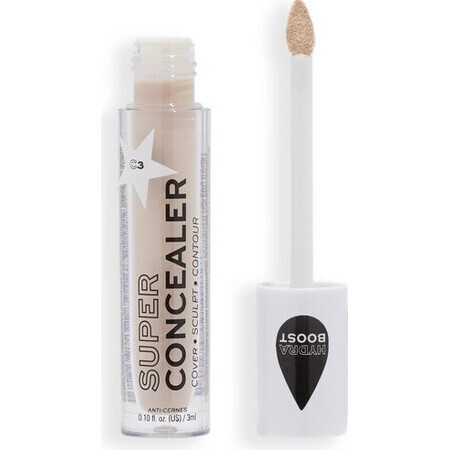 Revolution Relove, Super Concealer Radiant Matte Matte C3, Abdeckstift 1×3 ml, Abdeckstift