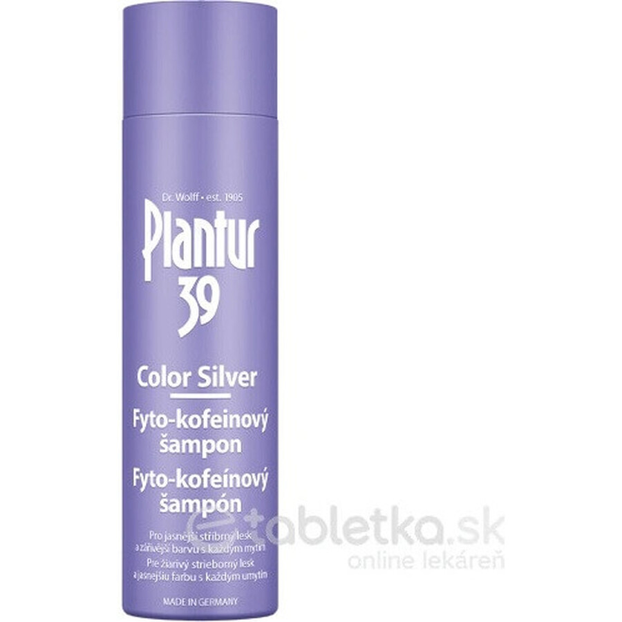 Plantur 39 Colour Silver Phyto-cafeïne shampoo 1×250 ml, shampoo met cafeïne