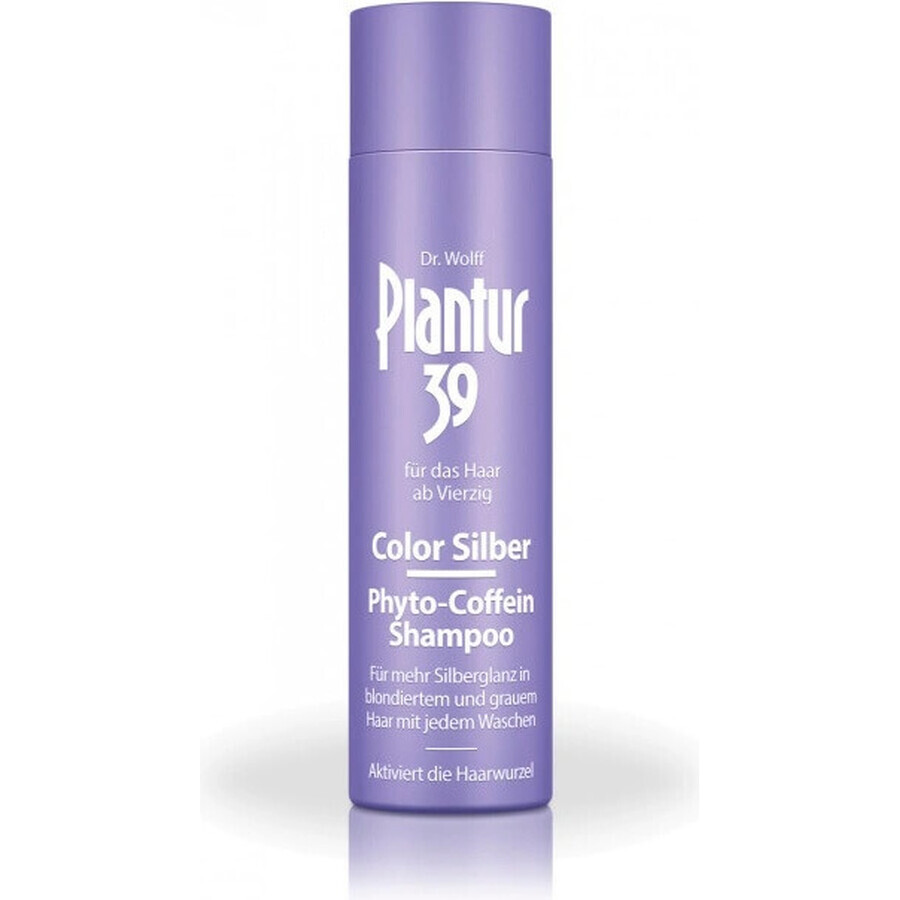 Plantur 39 Colour Silver Phyto-cafeïne shampoo 1×250 ml, shampoo met cafeïne