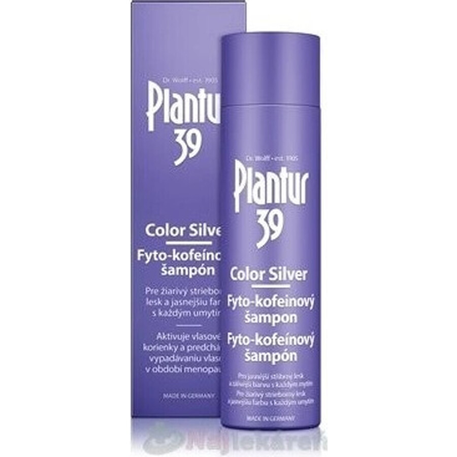 Plantur 39 Colour Silver Phyto-cafeïne shampoo 1×250 ml, shampoo met cafeïne