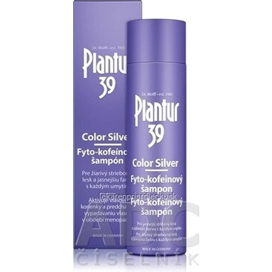 Plantur 39 Colour Silver Phyto-cafeïne shampoo 1×250 ml, shampoo met cafeïne