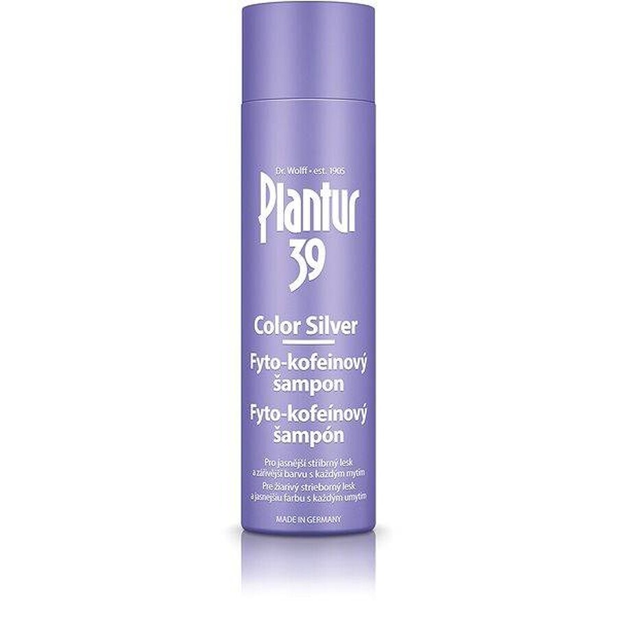 Plantur 39 Colour Silver Phyto-cafeïne shampoo 1×250 ml, shampoo met cafeïne