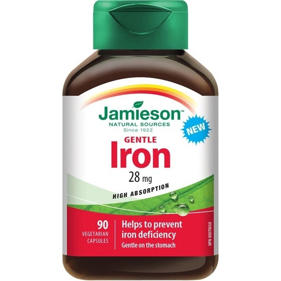 JAMIESON GENTLE IRON COMPLEX 1×90 cps, integratore alimentare