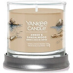 Yankee Candle Signature Small Amber & Sandalwood Candle 1×122 g, bougie parfumée