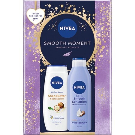 NIVEA BOX BODY SMOOTH SMOOTH 1×1 pz, confezione regalo