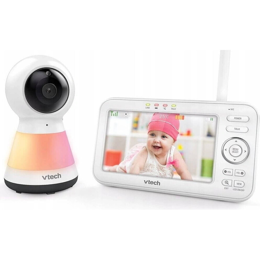 VTECH VM5255, 1×1pcs Video-Baby-Kindermädchen mit Nachtlicht, 1×1pcs, Baby-Kindermädchen