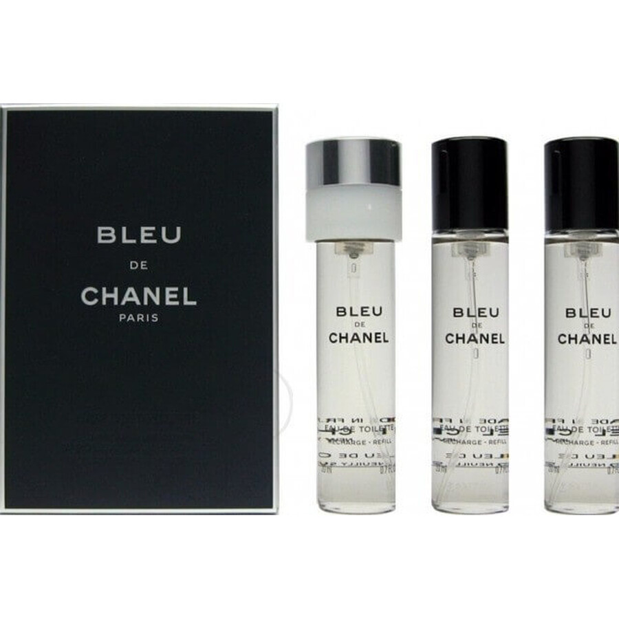 Chanel Bleu De Chanel Edt 3x20ml 60ml 1×1pc Chanel Bleu De Chanel Edt 3x20ml 60ml 1×1pc, eau de toilette