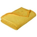 Baby blanket KORALL MICRO MICRO 100x150 6014/005 yellow 1×1 pc, baby blanket