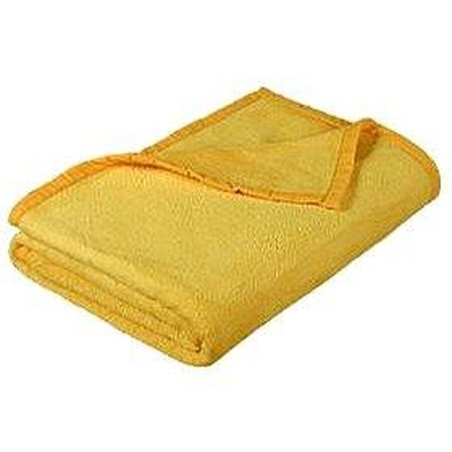 Baby blanket KORALL MICRO MICRO 100x150 6014/005 yellow 1×1 pc, baby blanket