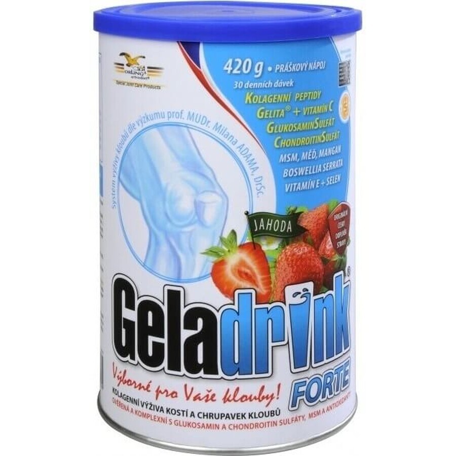 GELADRINK FORTE HYAL 420G ERDBEEREN 1×