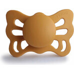 FRIGG Butterfly Succhietto anatomico in silicone Honey Gold, 0-6m 1×1 pz, succhietto in silicone