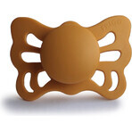 FRIGG Butterfly Succhietto anatomico in silicone Honey Gold, 0-6m 1×1 pz, succhietto in silicone