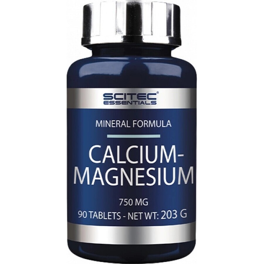 Scitec Nutrition Calcio-Magnesio 1×90 tbl, integratore alimentare