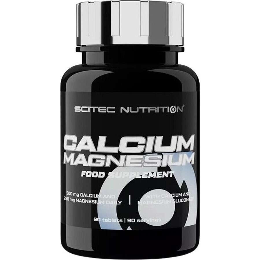 Scitec Nutrition Calcio-Magnesio 1×90 tbl, integratore alimentare