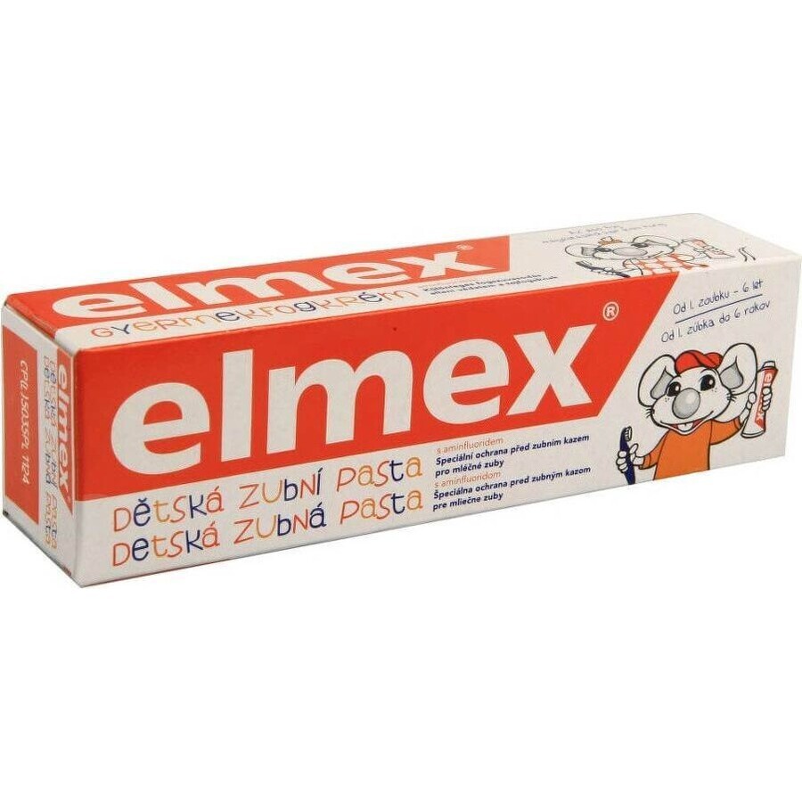 ELMEX JUNIOR PASTA DENTISTICA 1×75 ml, dentifricio per bambini