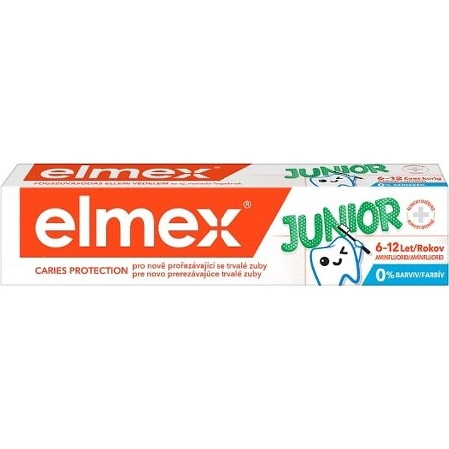 ELMEX JUNIOR PASTA DENTISTICA 1×75 ml, dentifricio per bambini