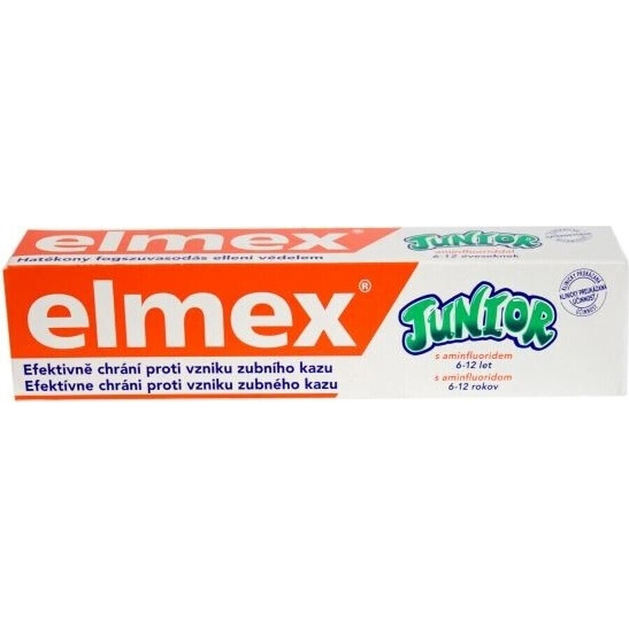 ELMEX JUNIOR PASTA DENTISTICA 1×75 ml, dentifricio per bambini