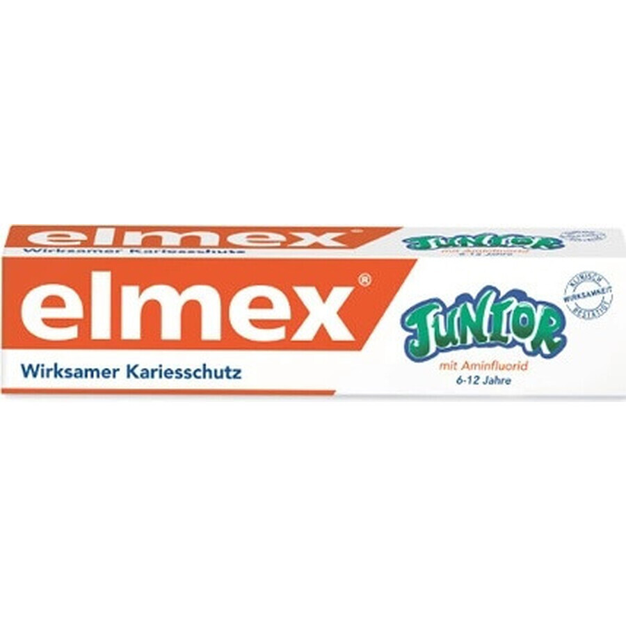 ELMEX JUNIOR PASTA DENTISTICA 1×75 ml, dentifricio per bambini