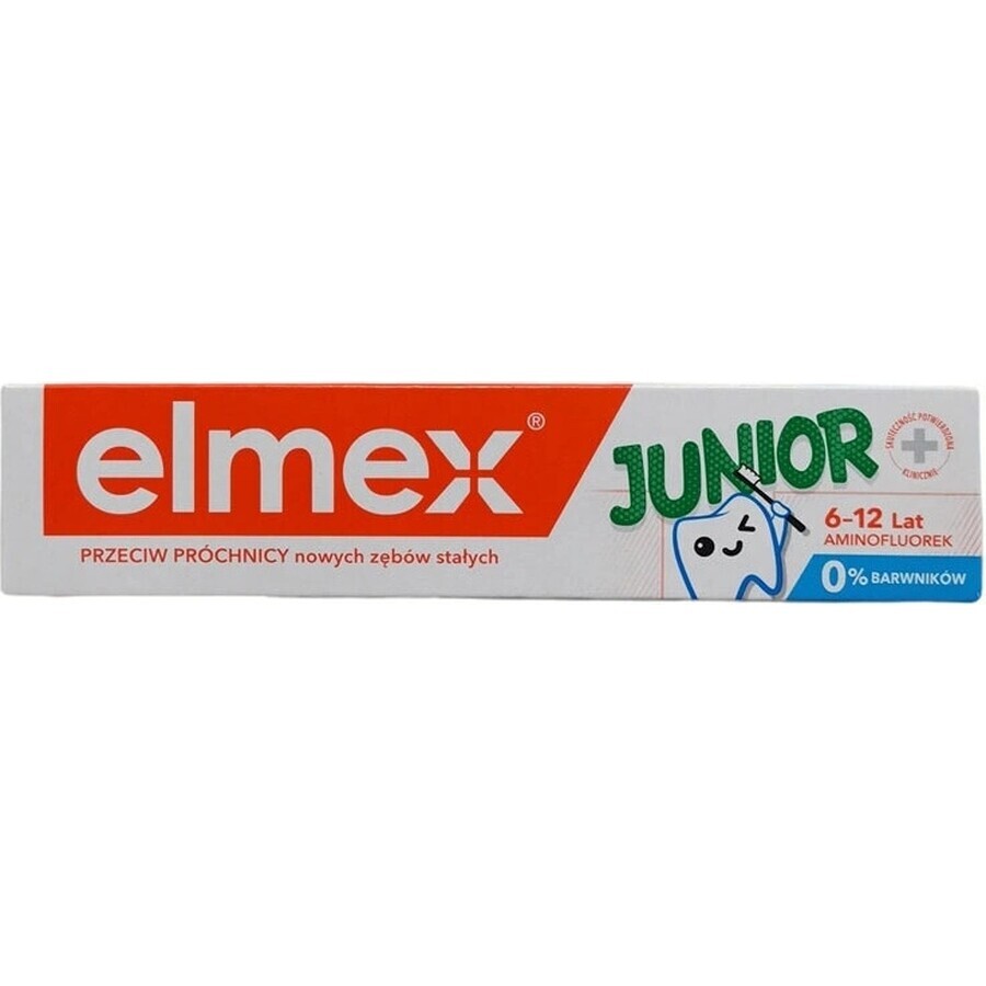 ELMEX JUNIOR PASTA DENTISTICA 1×75 ml, dentifricio per bambini