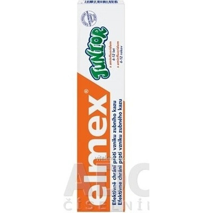 ELMEX JUNIOR PASTA DENTISTICA 1×75 ml, dentifricio per bambini