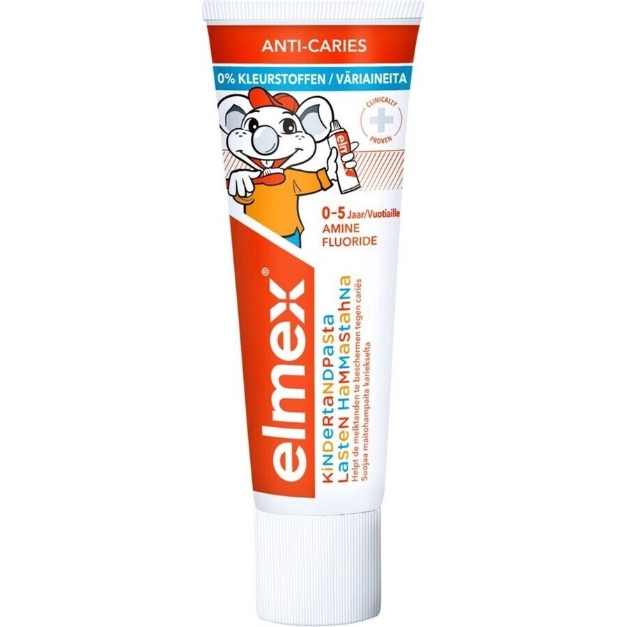 ELMEX JUNIOR PASTA DENTISTICA 1×75 ml, dentifricio per bambini