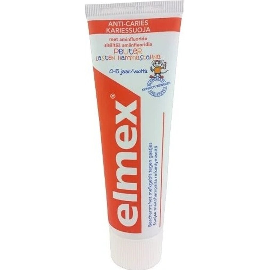 ELMEX JUNIOR PASTA DENTISTICA 1×75 ml, dentifricio per bambini